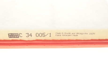 Фото 5 - Воздушный фильтр MANN C 34 005/1 (C340051)