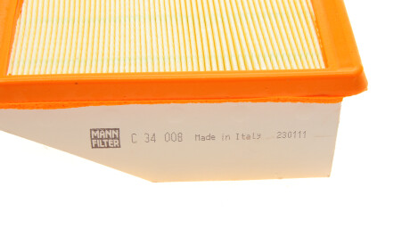 Фото 3 - Повітряний фільтр MANN C 34 008 (C34008)