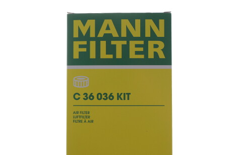 Фото 2 - Воздушный фильтр MANN C 36 036 KIT