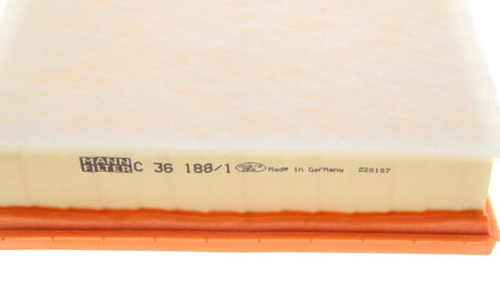 Фото 3 - Воздушный фильтр MANN C 36 188/1 (C361881)