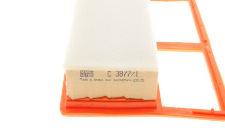 Фото 3 - Повітряний фільтр MANN C 3877/1 (C38771)