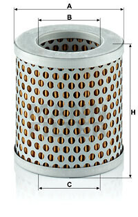 Фото 3 - Воздушный фильтр MANN C 75/4 (C754)