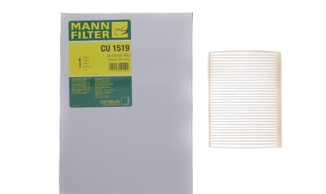 Фото 2 - Фільтр салону MANN CU 1519