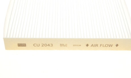 Фото 3 - Фильтр салона MANN CU 2043 (CU2043)