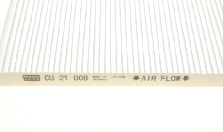 Фото 3 - Фильтр салона MANN CU 21 008 (CU21008)