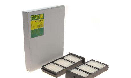 Фото 2 - Фильтр салона MANN CU 2106-2 (CU21062)
