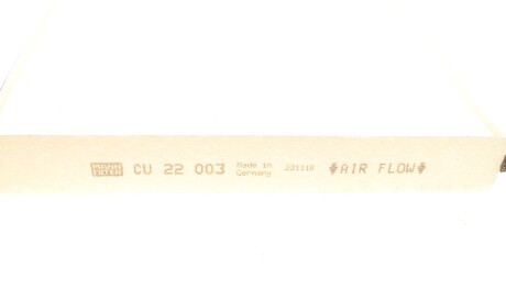 Фото 3 - Фильтр салона MANN CU 22 003 (CU22003)