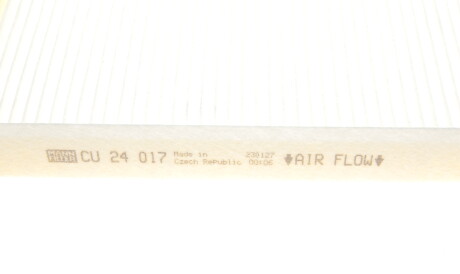 Фото 3 - Фильтр салона MANN CU 24 017 (CU24017)