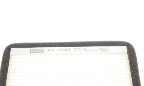 Фото 3 - Фільтр салону MANN CU 2424 (CU2424)