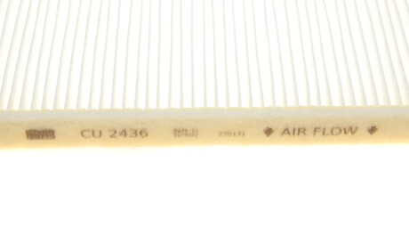 Фото 3 - Фільтр салону MANN CU 2436 (CU2436)