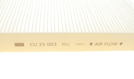 Фото 3 - Фильтр салона MANN CU 25 003 (CU25003)