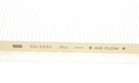 Фото 3 - Фільтр салону MANN CU 2532 (CU2532)