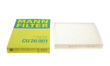 Фото 2 - Фільтр салону MANN CU 26 001 (CU26001)