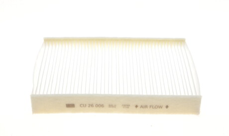 Фото 3 - Фильтр салона MANN CU 26 006 (CU26006)