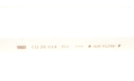 Фото 4 - Фильтр салона MANN CU 26 014-2 (CU260142)