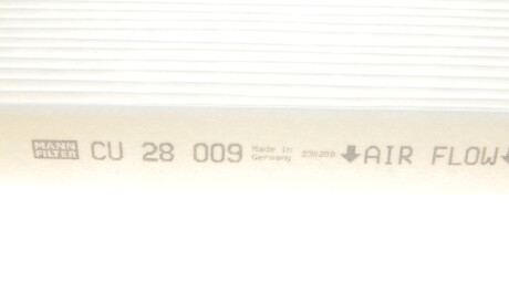 Фото 3 - Фильтр салона MANN CU 28 009 (CU28009)
