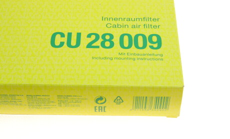 Фото 5 - Фильтр салона MANN CU 28 009 (CU28009)