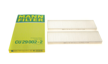 Фото 2 - Фільтр салону MANN CU 29 002-2 (CU290022)