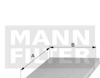 Фільтр салону - MANN CU3023