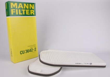 Фото 2 - Фільтр салону MANN CU 3642-2 (CU36422)