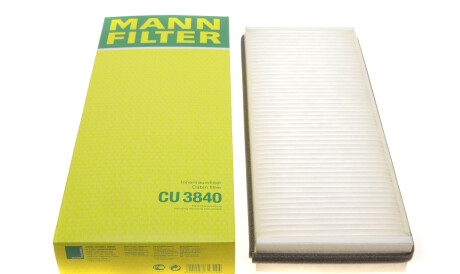Фото 2 - Фільтр салону MANN CU 3840 (CU3840)