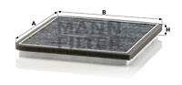 Фото 2 - Фільтр салону MANN CUK 20 010 (CUK20010)