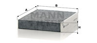 Фото 3 - Фильтр салона MANN CUK 25 006 (CUK25006)