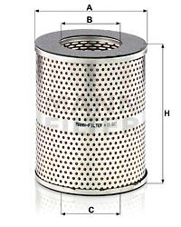 Гідравлічний фільтр (фільтруючий елемент) CASE IH 100 HYDRO, 186 HYDRO, 1026, 1066, 1086, 1206, 1256, 1400, 1420, 1440, 1456, 1460, 1466, 1468, 1470 TRACTION KING, 1480, 1486, 1566, 1586, 1620 - MANN H 13 007 X