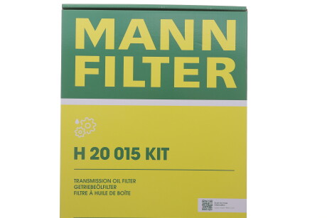 Фото 2 - Масляный фильтр АКПП MANN H 20 015 KIT