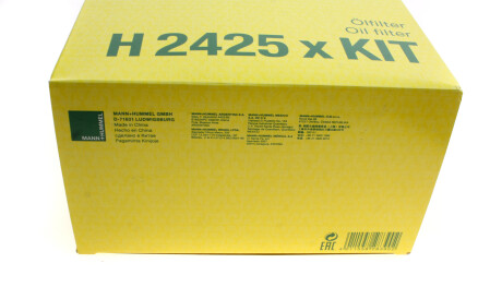 Фото 2 - Масляний фільтр АКПП MANN H 2425 X KIT (H2425XKIT)