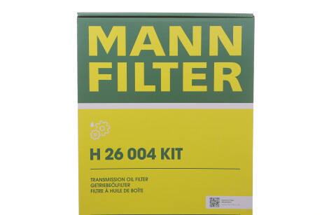 Фото 2 - Масляный фильтр АКПП MANN H 26 004 KIT