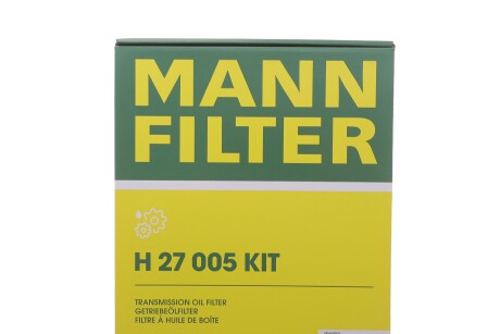 Фото 2 - Масляний фільтр АКПП MANN H 27 005 KIT