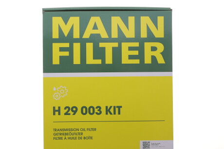 Фото 2 - Масляний фільтр АКПП MANN H 29 003 KIT