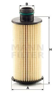 Фільтр масляний ALFAROMEO Giulia(952) 2.2D 952 46335975,46346398,55268818 - MANN HU6026Z
