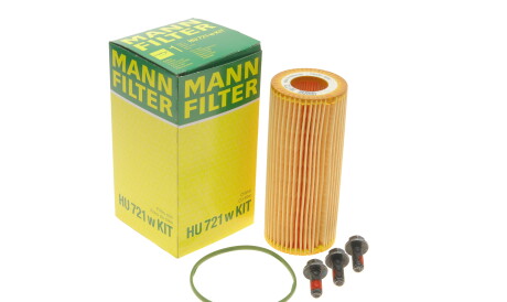 Фото 2 - Масляный фильтр АКПП MANN HU 721 W KIT (HU721WKIT)