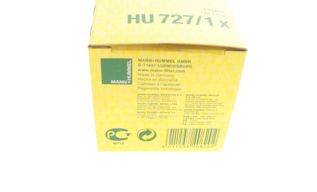 Фото 8 - Масляный фильтр MANN HU 727/1 X (HU7271X)