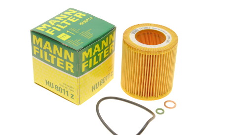 Фото 2 - Масляный фильтр MANN HU 8011 Z (HU8011Z)