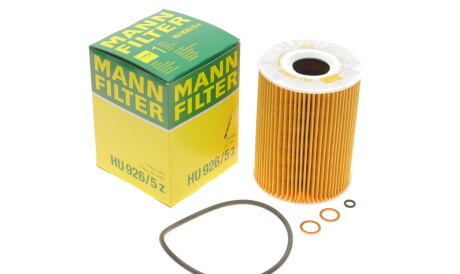 Фото 2 - Масляний фільтр MANN HU 926/5 Z (HU9265Z)
