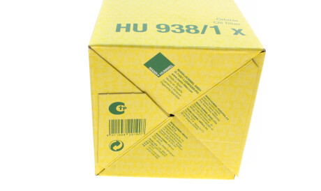 Фото 2 - Масляний фільтр MANN HU 938/1 X (HU9381X)