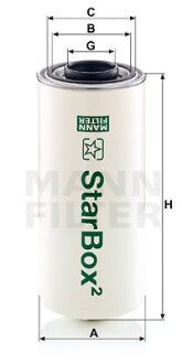 Фільтр, пневматичне обладнання StarBox - MANN LB 13 145/30