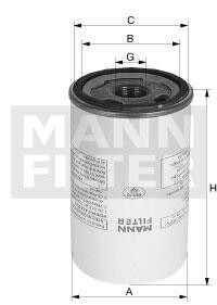 Фільтр системи вентил.картера - MANN LB137420