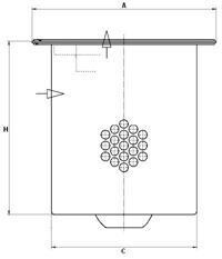 Фільтр системи вентил.картера - MANN LE24003X