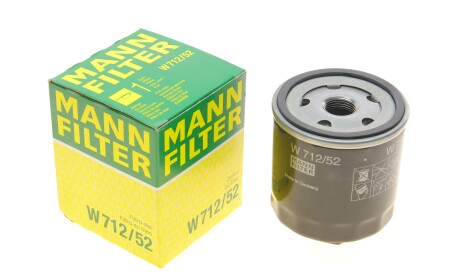 Масляный фильтр -FILTER - MANN W 712/52