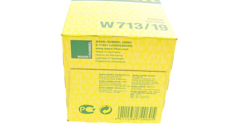 Фото 2 - Масляний фільтр MANN W 713/19 (W71319)