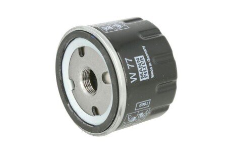 Фото 2 - Масляний фільтр MANN W 77 (W77)