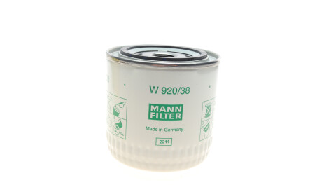 Фото 3 - Масляный фильтр MANN W 920/38 (W92038)