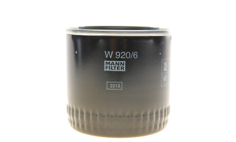 Фото 4 - Масляный фильтр MANN W 920/6 (W9206)