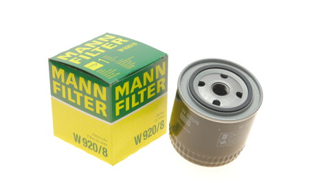 Фото 2 - Масляный фильтр MANN W 920/8 (W9208)