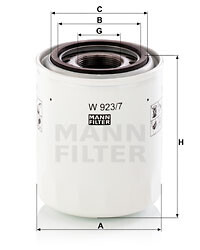 Фото 2 - Масляний фільтр АКПП MANN W 923/7