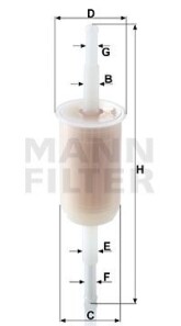 Топливный фильтр - MANN WK 32 (10)